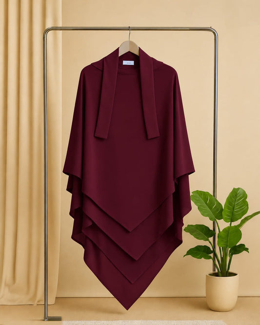 Maroon - Khimar